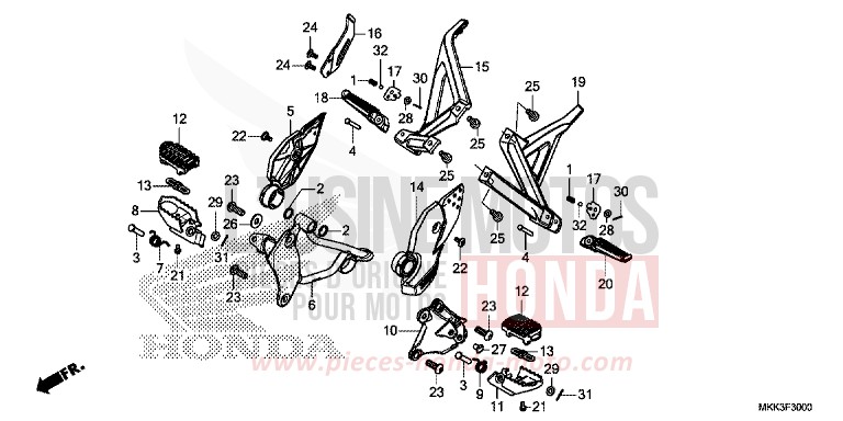 STUFE von Africa Twin MAT BALLISTIC BLACK METALLIC (NHA86) von 2018